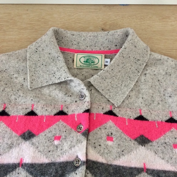 McCULLEY'S SCOTLAND 100% CASHMERE XSmall SWEATER - Picture 8 of 8